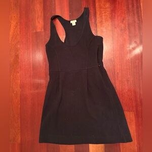 J crew black mini dress